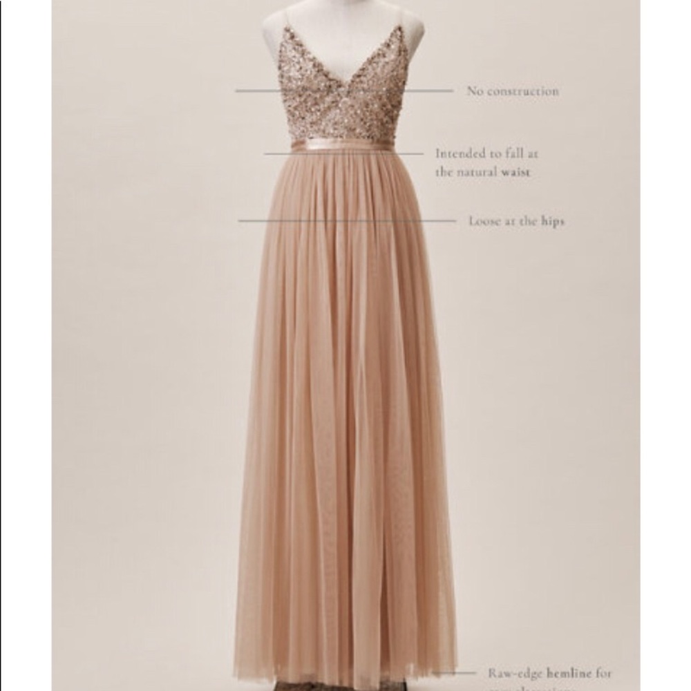 Formal dress in blush